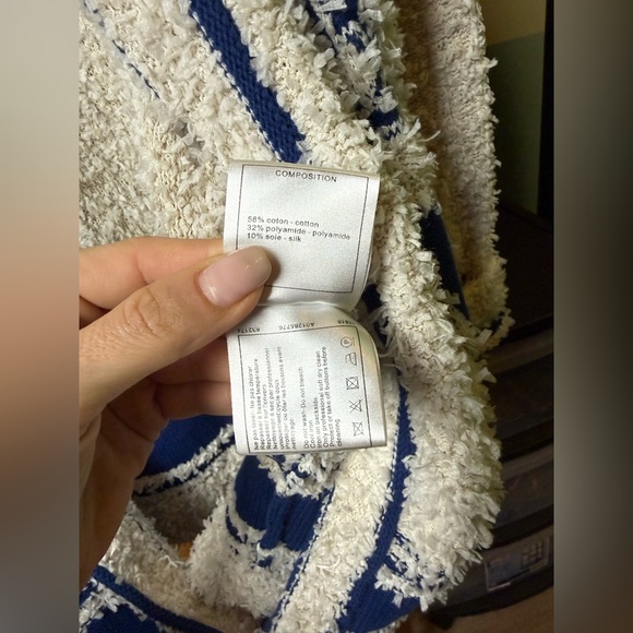 Chanel, Blazer Chanel Blanc taille 36 FR en
Coton - 54969750 - Picture 12 of 15